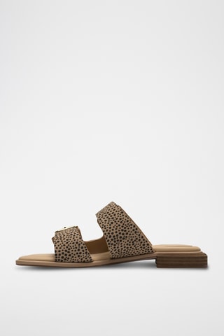 Mules en cuir - Beige