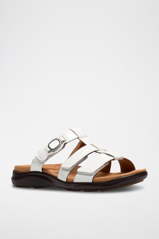 Mules en cuir Kitly - Blanc