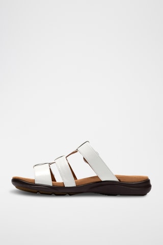 Mules en cuir Kitly - Blanc