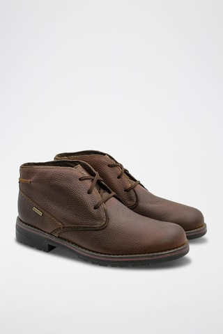 Boots en cuir - Marron