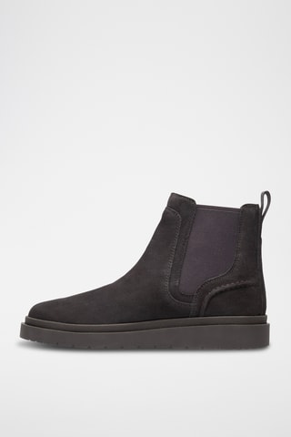 Bottines en nubuck Polden - Noir