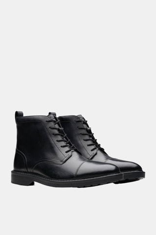 Boots en cuir Aldwin Cap - Noir