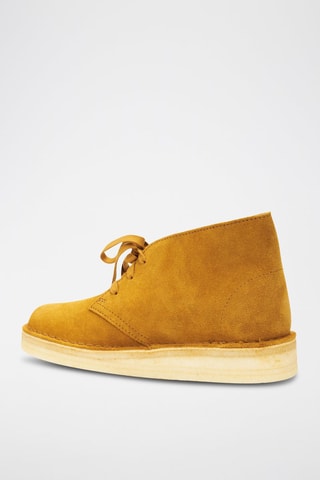 Boots en nubuck Desert Coal - Moutarde