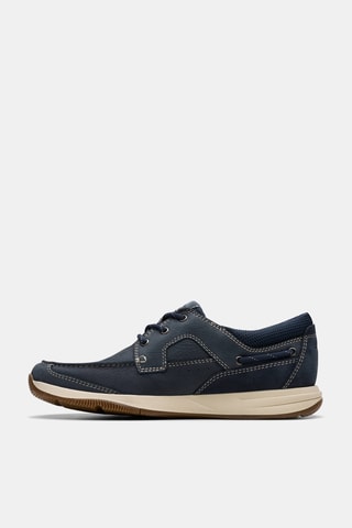 Chaussures bateau en nubuck Sailview - Bleu marine