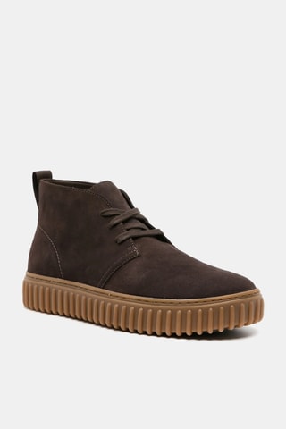 Boots en nubuck Torhill - Marron foncé