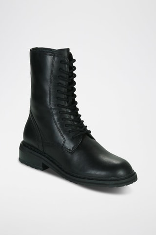 Bottines en cuir Tilham - Noir