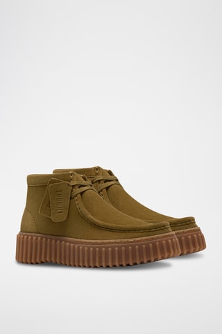 Bottines en nubuck Torhill - Vert