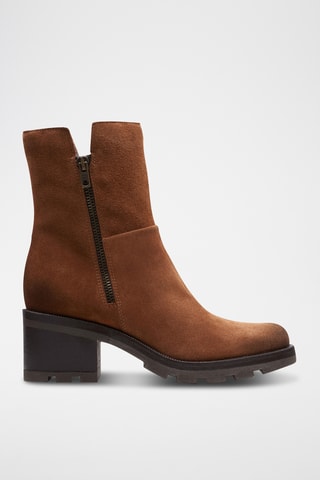 Bottines en nubuck Odollo - Camel