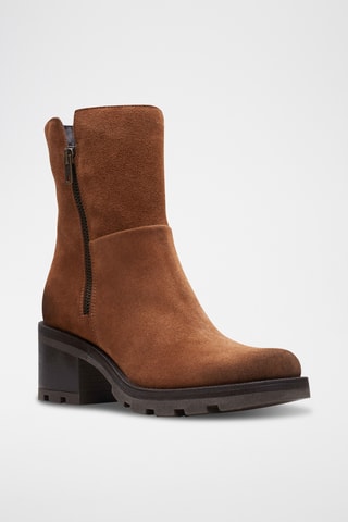 Bottines en nubuck Odollo - Camel