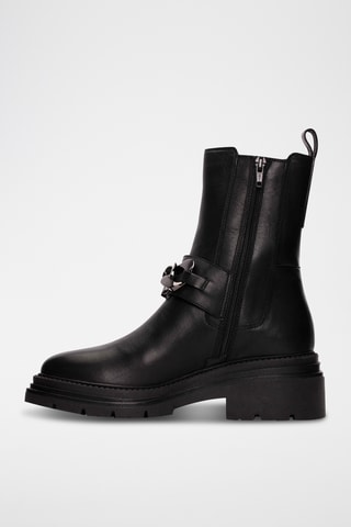 Bottines en cuir Zibab - Noir
