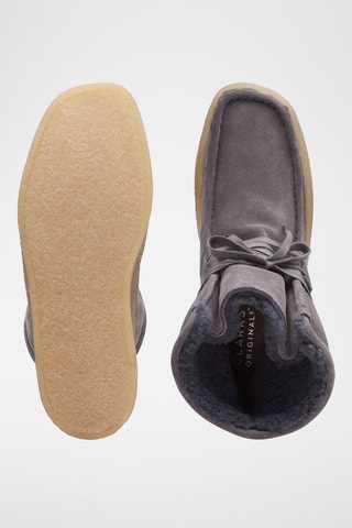 Bottines fourrées en nubuck WallabeeCup - Gris