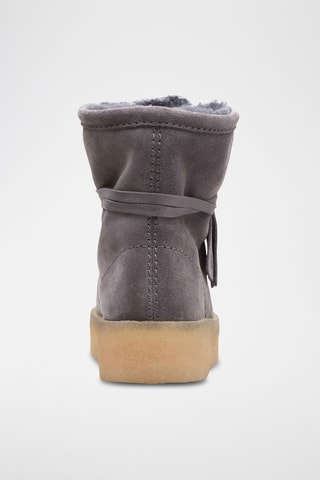 Bottines fourrées en nubuck WallabeeCup - Gris