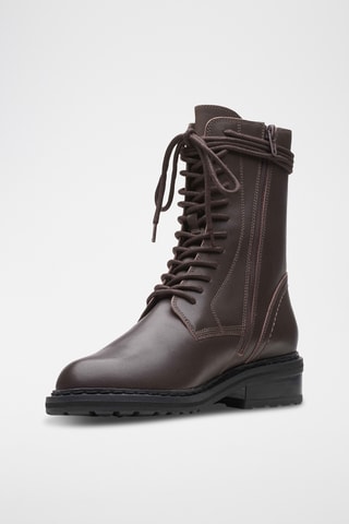 Bottines en cuir Tilham - Marron