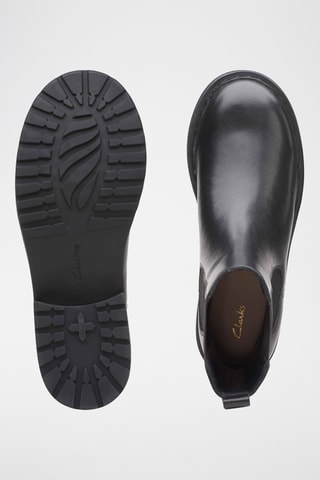 Bottines Chelsea en cuir Tilham - Noir