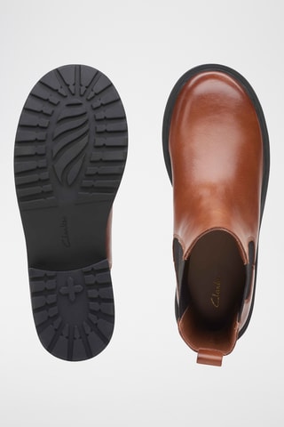 Bottines Chelsea en cuir Tilham - Marron