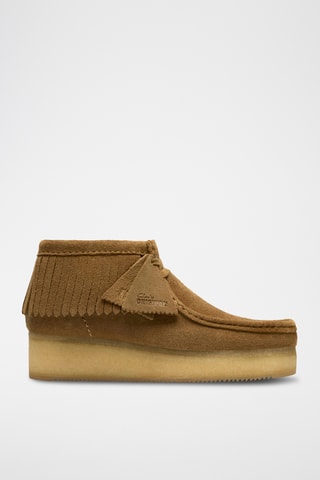 Bottines en nubuck WBWedge - Marron