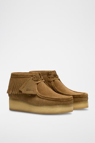 Bottines en nubuck WBWedge - Marron