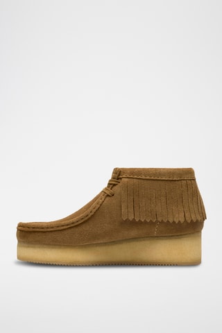 Bottines en nubuck WBWedge - Marron