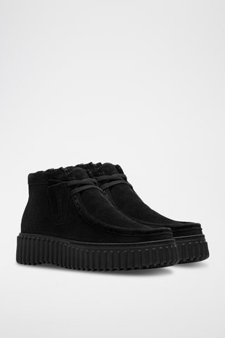 Bottines fourrées en cuir Torhill - Noir
