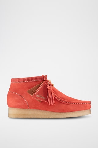 Bottines en nubuck Wallabee - Orange