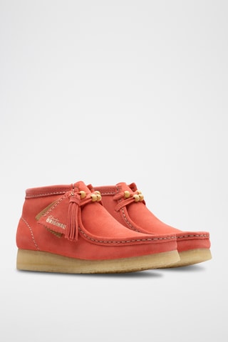 Bottines en nubuck Wallabee - Orange