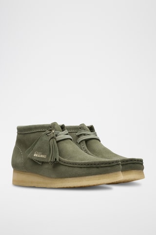 Bottines en nubuck Wallabee - Kaki