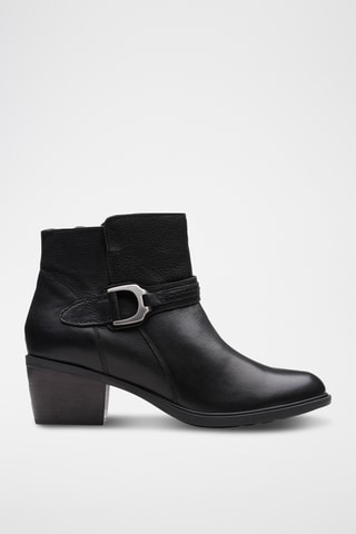 Bottines en cuir Neva - Noir