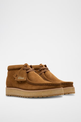 Bottines en nubuck Wallabee - Marron