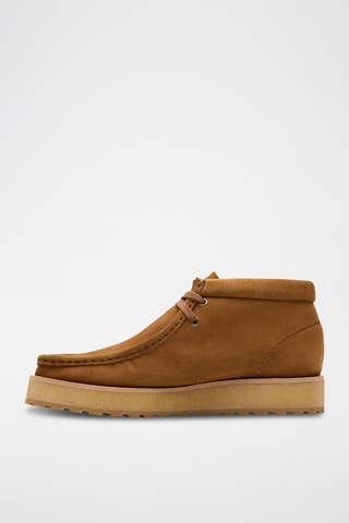 Bottines en nubuck Wallabee - Marron