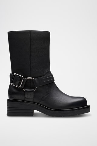 Bottines en cuir Rebelle - Noir