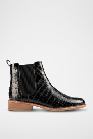 Bottines en cuir Cologne - Noir
