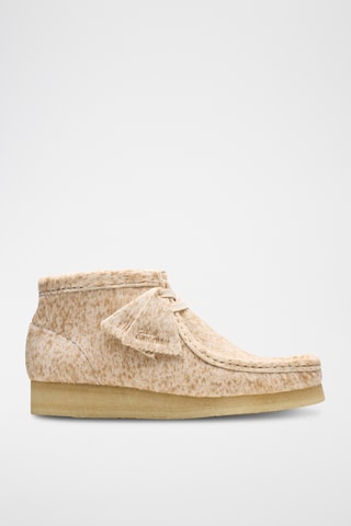 Bottines en cuir Wallabee - Beige