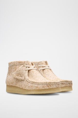 Bottines en cuir Wallabee - Beige