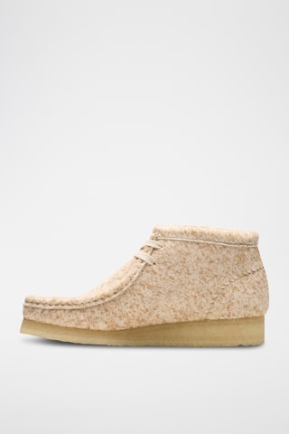 Bottines en cuir Wallabee - Beige