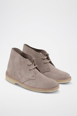 Bottines en nubuck Desert - Beige