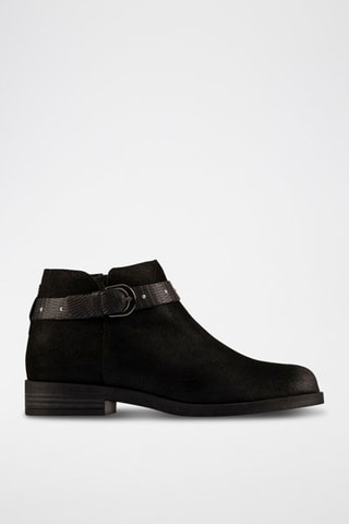 Bottines en nubuck - Noir