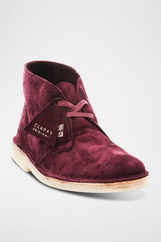 Bottines en nubuck Desert - Bordeaux