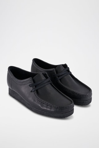 Bottines Wallabee en cuir - Noir