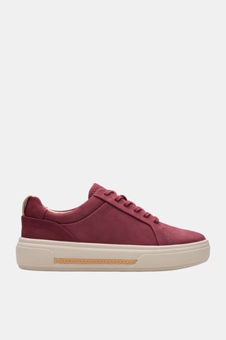 Baskets plateformes en nubuck Hollyhock Walk - Bordeaux