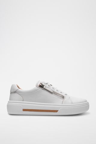 Baskets plateformes en cuir Hollyrose - Blanc