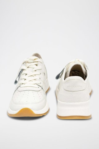 Baskets en cuir DashLite - Ecru