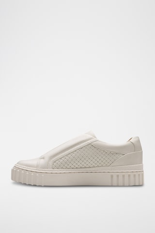 Slip-on plateformes en cuir Mayhill - Blanc cassé