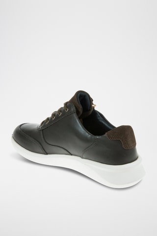 Baskets en cuir Un - Vert foncé