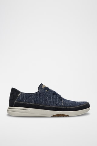 Baskets en nubuck - Bleu