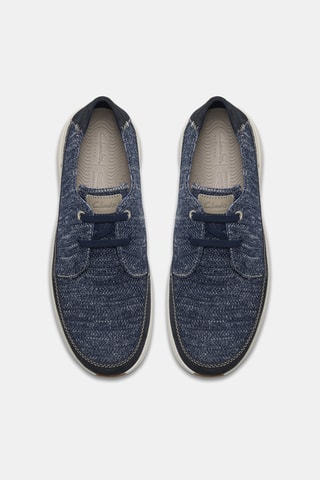 Baskets en nubuck - Bleu