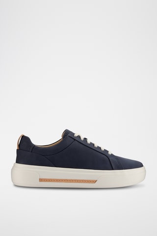 Baskets plateformes en nubuck Hollyhock - Bleu