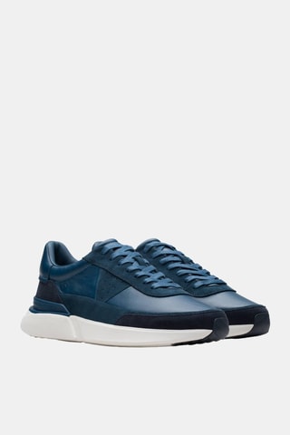 Baskets en cuir Craft Pace - Bleu