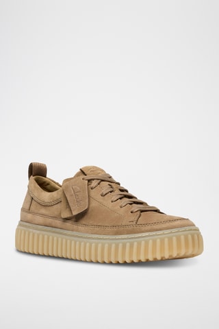 Baskets plateformes en nubuck Torhill - Beige