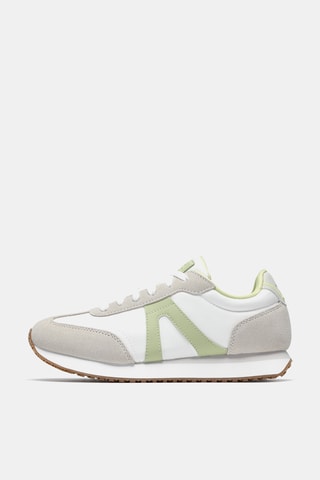 Baskets en cuir - Vert clair