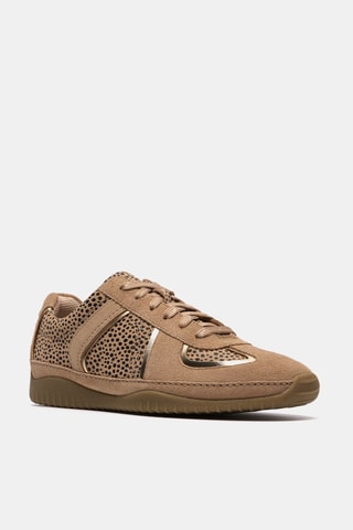 Baskets en nubuck - Camel